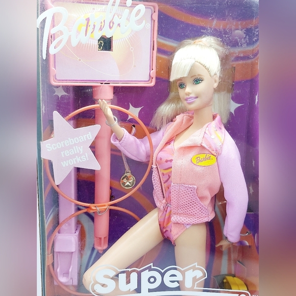 Pink Vintage 2001 Gymnast Barbie In Original Box - Picture 2 of 8